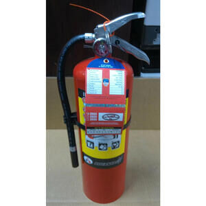 BADGER Fire Extinguisher: 10 lb Extinguisher, 10-MB-8H ABC Serviced May 2024